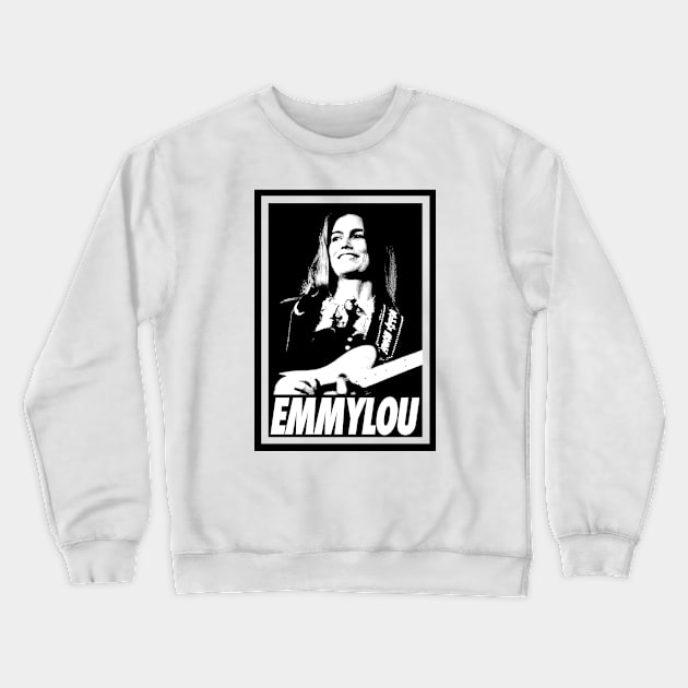 Emmylou Harris live - Portrait retro Crewneck Sweatshirt by DoctorBlue